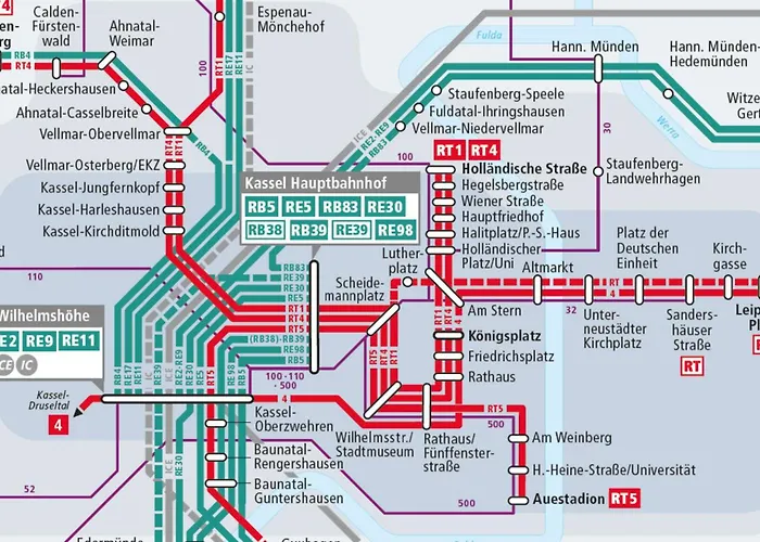 Traube Bis 1 - 4 Persparkplatz & Kueche Modern * 카셀